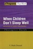 Cover image for Pediatric Sleep Disorders