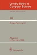 Cover image for Advances in Petri nets.