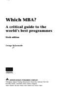 Cover image for Which Mba?