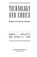 Cover image for Technology and choice