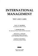 Cover image for International Management