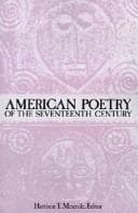 Cover image for American poetry of the seventeenth century
