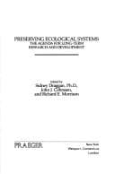 Cover image for Preserving ecological systems