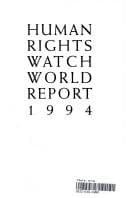 Cover image for Human Rights Watch world report.