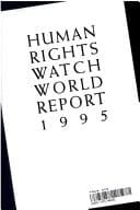 Cover image for Human Rights Watch world report.