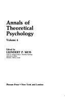 Cover image for Annals of theoretical psychology.