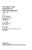 The Role of Cell Interactions in Early Neurogenesis