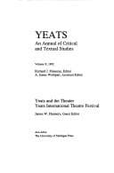 Cover image for Yeats