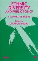 Cover image for Ethnic diversity and public policy