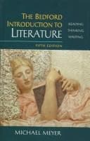 Cover image for The Bedford Introduction to Literature