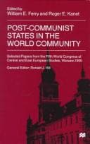 Cover image for Post-Communist States in the World Community