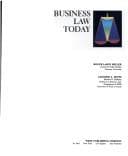Cover image for Business law today