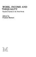 Cover image for Work, income and inequality