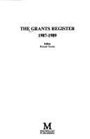 Cover image for The grants register.
