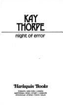 Cover image for Night Of Error (Harlequin Presents, No. 1446)