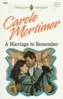 Cover image for Marriage To Remember (Top Author)