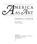 Cover image for America as Art.