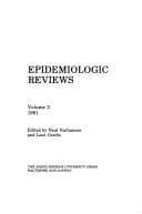 Cover image for Epidemiologic Reviews