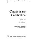 Cover image for Corwin on the Constitution