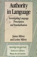 Cover image for Authority in language