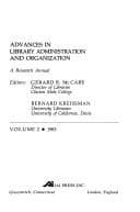 Cover image for Advances in Library Administration and Organization