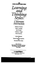 Cover image for Learning and thinking styles
