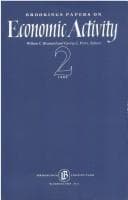 Cover image for Brookings Papers on Economic Activity