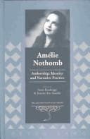 Cover image for Amélie Nothomb