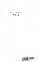 Cover image for Milton Studies