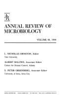 Cover image for Annual review of microbiology.