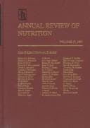 Cover image for Annual review of nutrition.