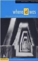 Cover image for Where Id Was (Disseminations)