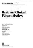 Cover image for Basic and clinical biostatistics