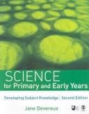 Cover image for Science for Primary and Early Years