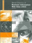 Cover image for World directory of business information web-sites.
