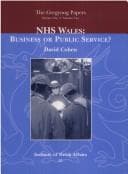 Cover image for NHS Wales