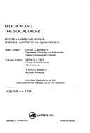 Cover image for Religion and the social order