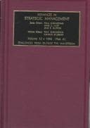 Cover image for Advances in strategic management