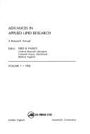Cover image for Advances in applied lipid research