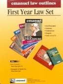 Cover image for Emanuel Law Outlines