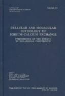 Cover image for Cellular and Molecular Physiology of Sodium-Calcium Exchange