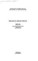 Cover image for France high-tech