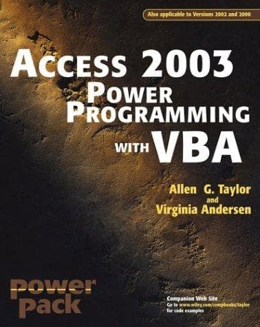 Cover image for Access 2003 Power Programming with VBA