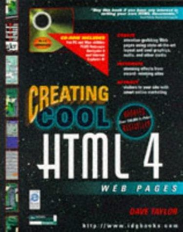 Cover image for Creating cool HTML 4 web pages