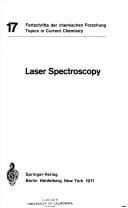 Cover image for Laser spectroscopy