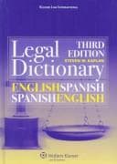 Kluwer Law International English/Spanish Dictionary