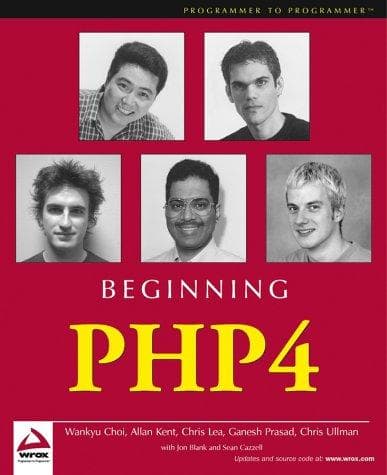Cover image for Beginning PHP4 (Programmer to Programmer)