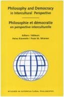 Cover image for Philosophy and democracy in intercultural perspective
