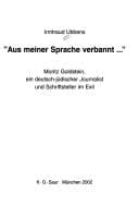 Cover image for "Aus meiner Sprache verbannt - "