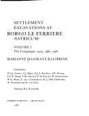 Cover image for Settlement excavations at Borgo Le Ferriere "Satricum"